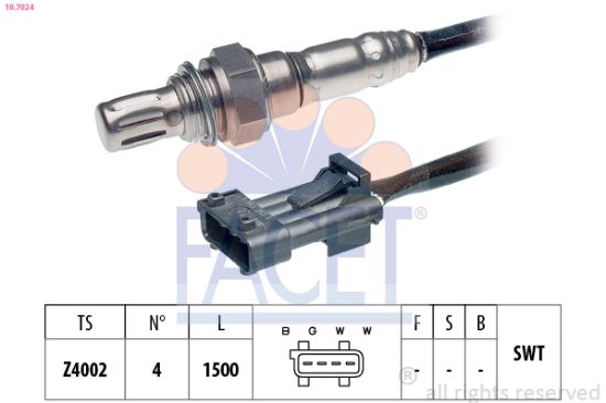 Obrázok Lambda sonda FACET Made in Italy - OE Equivalent 107024