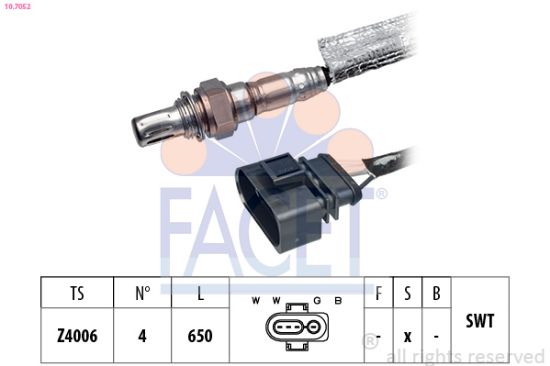 Obrázok Lambda sonda FACET Made in Italy - OE Equivalent 107052