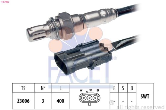 Obrázok Lambda sonda FACET Made in Italy - OE Equivalent 107062