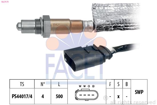 Obrázok Lambda sonda FACET Made in Italy - OE Equivalent 107171