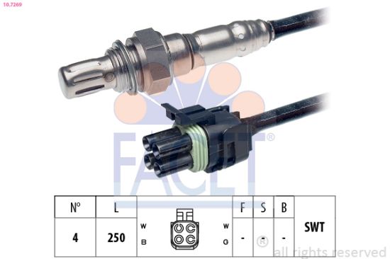 Obrázok Lambda sonda FACET Made in Italy - OE Equivalent 107269
