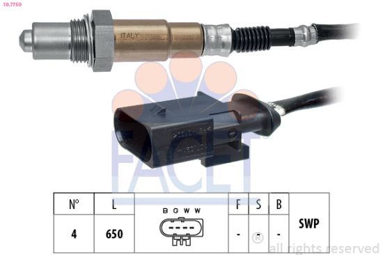 Obrázok Lambda sonda FACET Made in Italy - OE Equivalent 107750