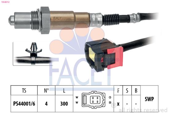Obrázok Lambda sonda FACET Made in Italy - OE Equivalent 108212