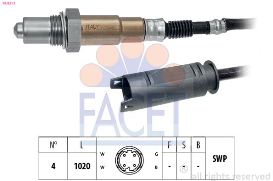 Obrázok Lambda sonda FACET Made in Italy - OE Equivalent 108213