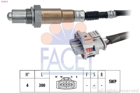 Obrázok Lambda sonda FACET Made in Italy - OE Equivalent 108214