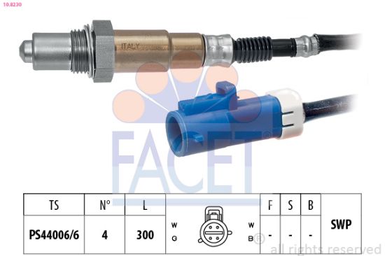 Obrázok Lambda sonda FACET Made in Italy - OE Equivalent 108230