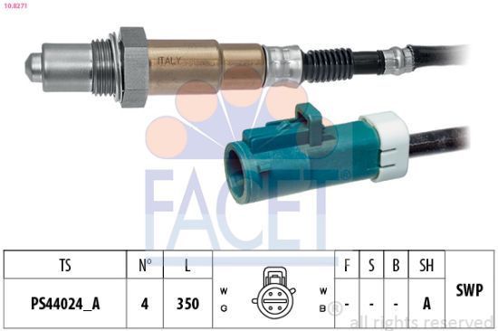 Obrázok Lambda sonda FACET Made in Italy - OE Equivalent 108271