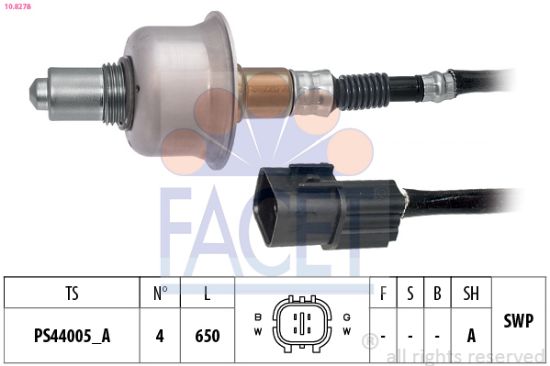 Obrázok Lambda sonda FACET Made in Italy - OE Equivalent 108278