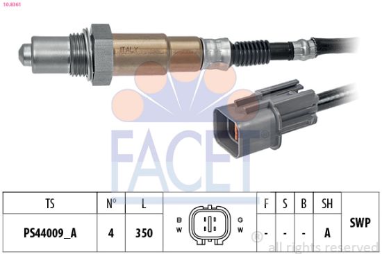 Obrázok Lambda sonda FACET Made in Italy - OE Equivalent 108361