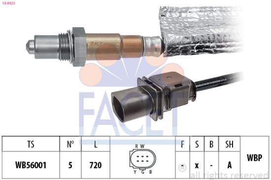 Obrázok Lambda sonda FACET Made in Italy - OE Equivalent 108423