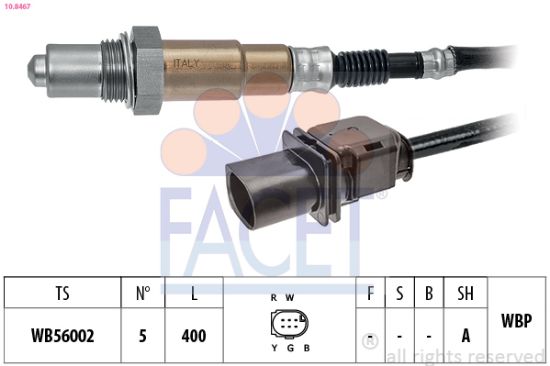 Obrázok Lambda sonda FACET Made in Italy - OE Equivalent 108467