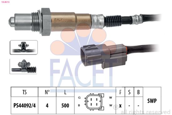 Obrázok Lambda sonda FACET Made in Italy - OE Equivalent 108515