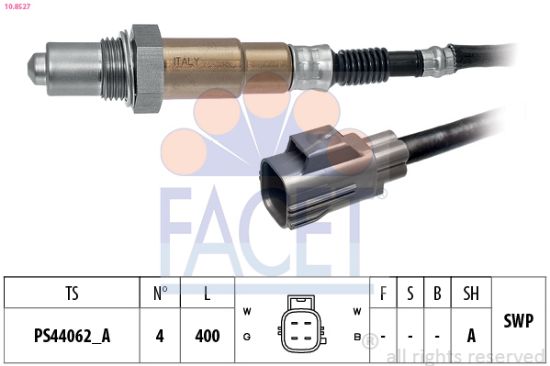 Obrázok Lambda sonda FACET Made in Italy - OE Equivalent 108527