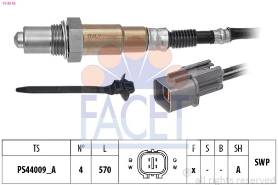 Obrázok Lambda sonda FACET Made in Italy - OE Equivalent 108548
