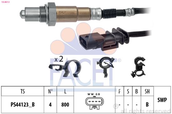 Obrázok Lambda sonda FACET Made in Italy - OE Equivalent 108613