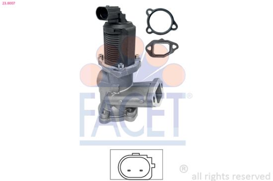 Obrázok AGR - Ventil FACET Made in Italy - OE Equivalent 230007