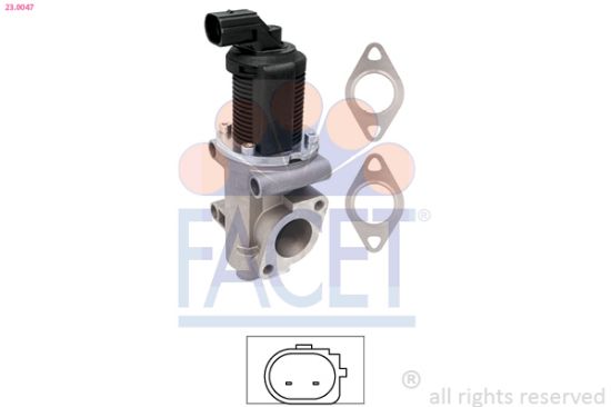 Obrázok AGR - Ventil FACET Made in Italy - OE Equivalent 230047