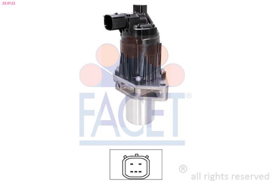 Obrázok AGR - Ventil FACET Made in Italy - OE Equivalent 230122