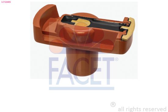 Obrázok Palec (rotor) rozdeľovača zapaľovania FACET Made in Italy - OE Equivalent 37526RS