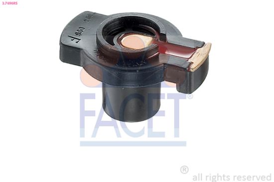 Obrázok Palec (rotor) rozdeľovača zapaľovania FACET Made in Italy - OE Equivalent 37696RS