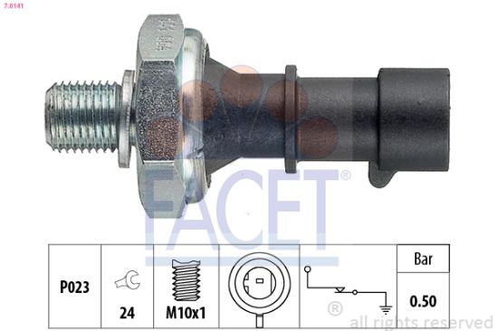 Obrázok Olejový tlakový spínač FACET Made in Italy - OE Equivalent 70141