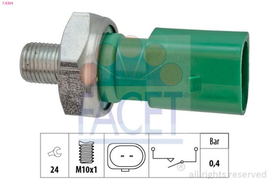 Obrázok Olejový tlakový spínač FACET Made in Italy - OE Equivalent 70204