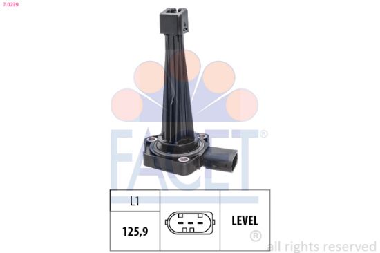 Obrázok Snímač stavu motorového oleja FACET Made in Italy - OE Equivalent 70239