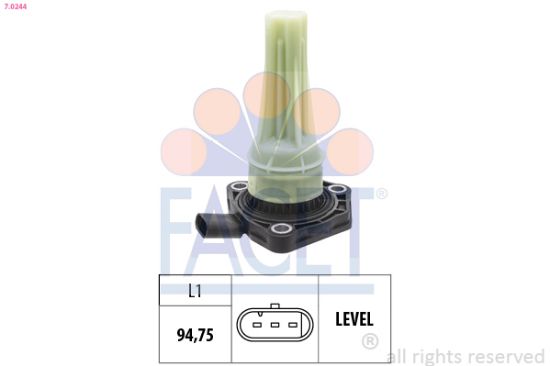 Obrázok Snímač stavu motorového oleja FACET Made in Italy - OE Equivalent 70244