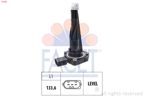Obrázok Snímač stavu motorového oleja FACET Made in Italy - OE Equivalent 70245