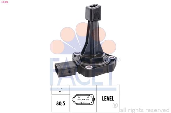 Obrázok Snímač stavu motorového oleja FACET Made in Italy - OE Equivalent 70246