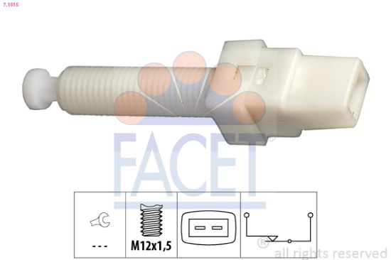 Obrázok Spínač brzdových svetiel FACET Made in Italy - OE Equivalent 71015
