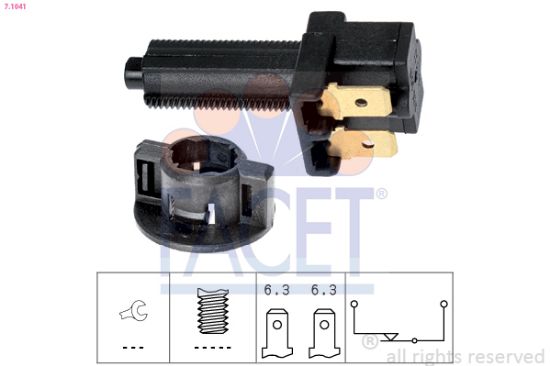 Obrázok Spínač brzdových svetiel FACET Made in Italy - OE Equivalent 71041