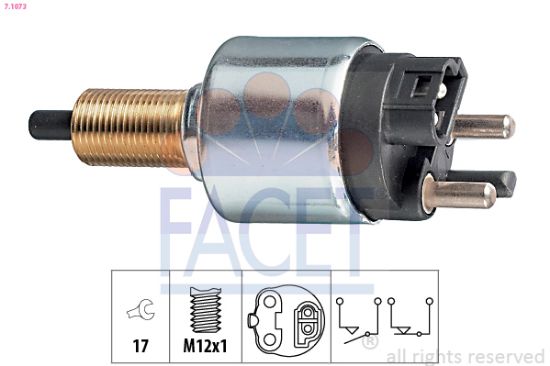 Obrázok Spínač brzdových svetiel FACET Made in Italy - OE Equivalent 71073
