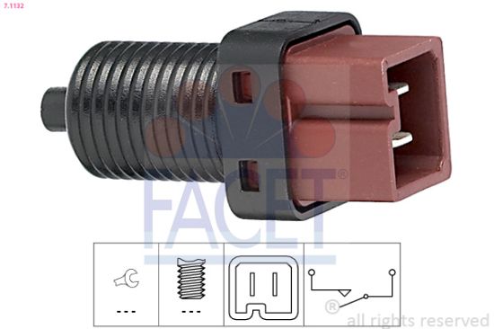 Obrázok Spínač brzdových svetiel FACET Made in Italy - OE Equivalent 71132