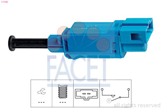 Obrázok Spínač brzdových svetiel FACET Made in Italy - OE Equivalent 71142
