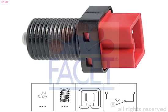 Obrázok Spínač brzdových svetiel FACET Made in Italy - OE Equivalent 71187