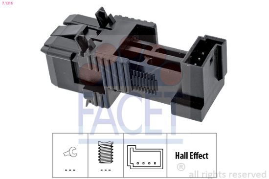Obrázok Spínač brzdových svetiel FACET Made in Italy - OE Equivalent 71215