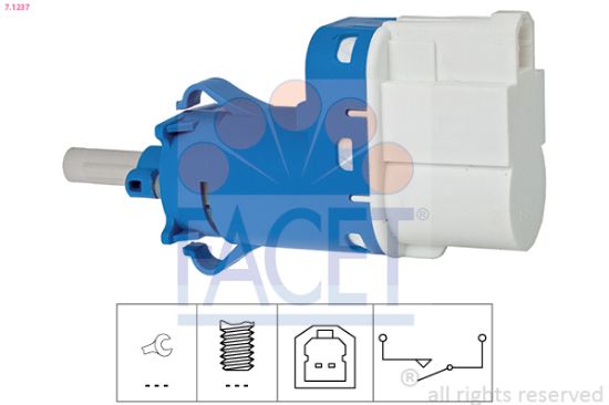 Obrázok Spínač brzdových svetiel FACET Made in Italy - OE Equivalent 71237