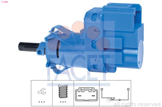 Obrázok Spínač brzdových svetiel FACET Made in Italy - OE Equivalent 71244