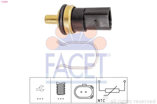Obrázok Senzor teploty paliva FACET Made in Italy - OE Equivalent 73376