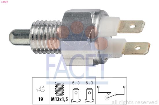 Obrázok Spínač cúvacích svetiel FACET Made in Italy - OE Equivalent 76029