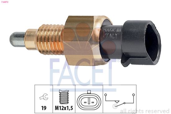Obrázok Spínač cúvacích svetiel FACET Made in Italy - OE Equivalent 76073