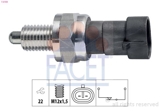 Obrázok Spínač cúvacích svetiel FACET Made in Italy - OE Equivalent 76109