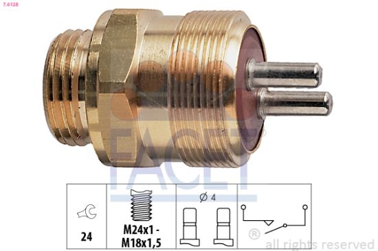 Obrázok Spínač cúvacích svetiel FACET Made in Italy - OE Equivalent 76128