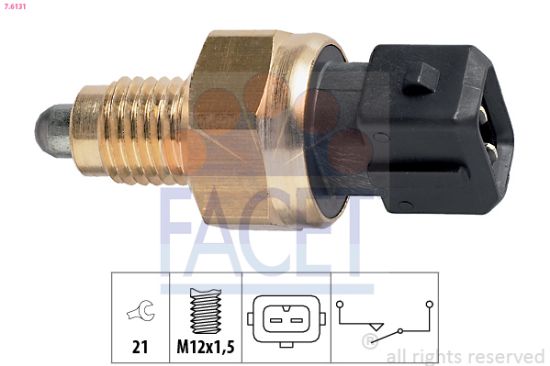 Obrázok Spínač cúvacích svetiel FACET Made in Italy - OE Equivalent 76131