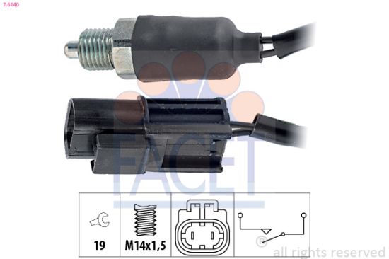 Obrázok Spínač cúvacích svetiel FACET Made in Italy - OE Equivalent 76140
