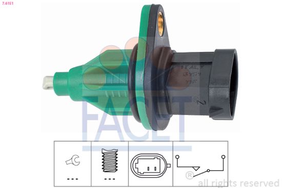 Obrázok Spínač cúvacích svetiel FACET Made in Italy - OE Equivalent 76151