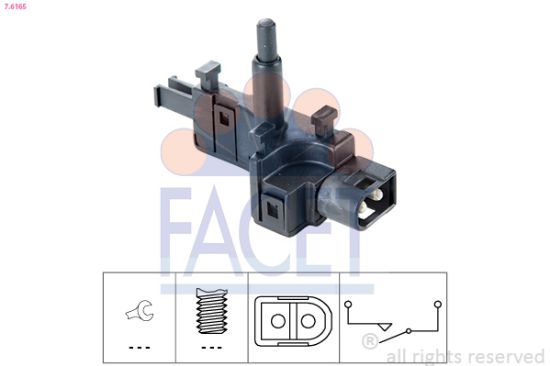 Obrázok Spínač cúvacích svetiel FACET Made in Italy - OE Equivalent 76165