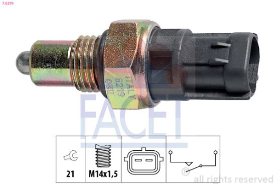 Obrázok Spínač cúvacích svetiel FACET Made in Italy - OE Equivalent 76219