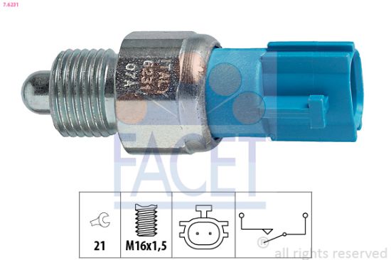 Obrázok Spínač cúvacích svetiel FACET Made in Italy - OE Equivalent 76231
